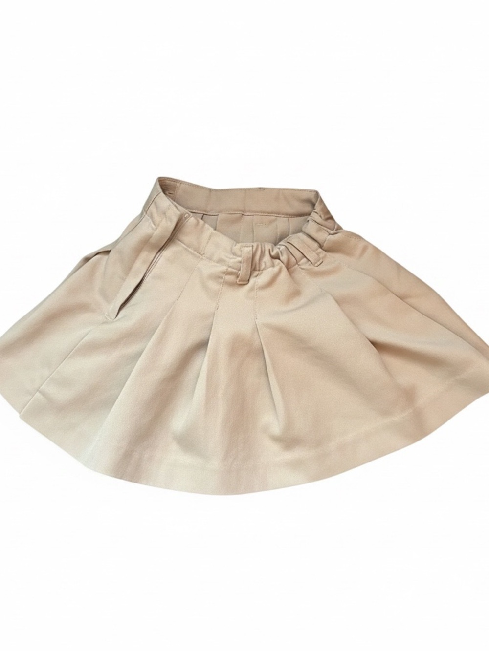 H&M Beige Pleated Girls' Skirt